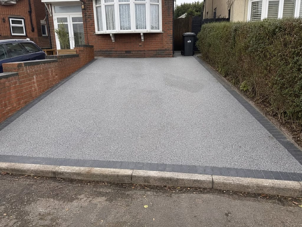 Resin Bound Driveways in Solihull after the work