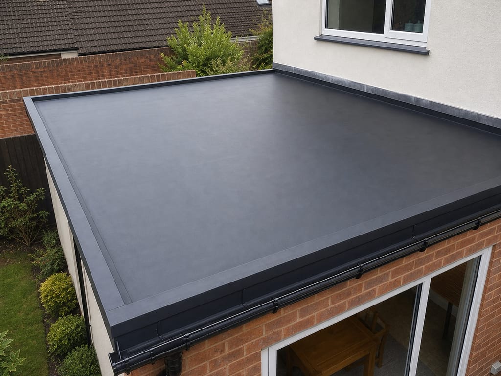 Finished tile roof, 1930s semi in Headington