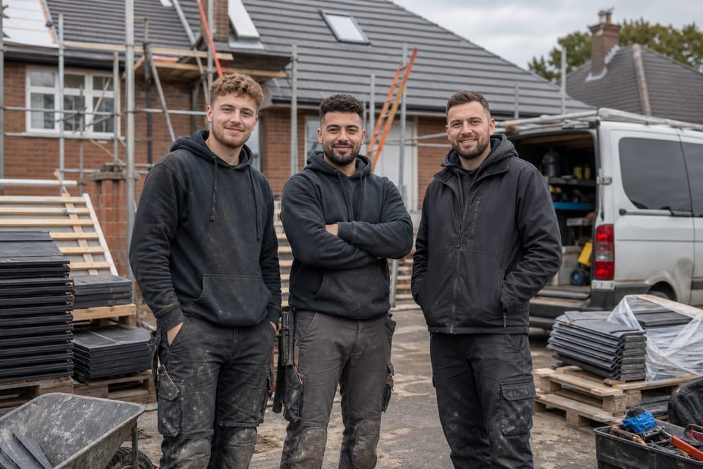 Kidlington Roofing on site